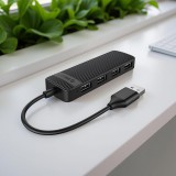 Orico USB2.0 Hub-port FL02-BK fekete
