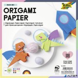 Origami papír, 20x20 cm, 70 g, 500 lap, FOLIA, vegyes színek