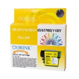 Orink CB11/LC980/LC1100XL utángyártott Brother tintapatron sárga (BROCB11YE) (BROCB11YE) - Nyomtató Patron