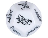 Orion 12 oldalú szex dobókocka - fehér