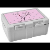 ORION Box UH Lunch uzsonnásdoboz 18x14x7,5 cm osztott SZÍVvel (154038)