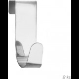 ORION Kampó ajtóra, rozsdamentes acél, 2 darab (834706)