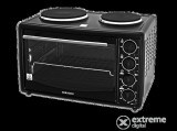 Orion OMK-3018B minisütő, asztali grill, fekete