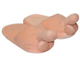 Orion Plüss papucs natúr - pénisz formájú