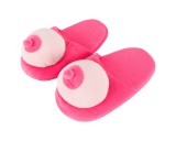 Orion Plüss papucs rózsaszín - mellformájú