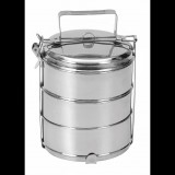 ORION Rozsdamentes acél ételhordó 3 darab, 16 cm átmérő (120902)