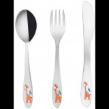 ORION Rozsdamentes acélból készült gyermek evőeszközök 3 db GIRAFFE (143673)