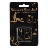 Orion Szex dobókocka szett - fekete (4db)