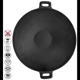 Orion WOK öntöttvas serpenyő 30 cm átmérővel (112989)