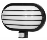 ORNO Kerti lámpa, beépített PIR mozgásérzékelővel, fekete színű, 230 VAC, 50 Hz,  60 W, IP 44