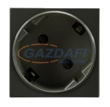 ORNO OR-GM-9010/B/GS45 Átlós beépíthető SCHUKO dugalj 3680W, 223V, fekete színben