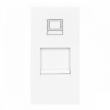 ORNO OR-GM-9010/W/RJ45 Beépíthető RJ45 dugalj, 22,5x45 mm, fehér színben