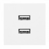 ORNO OR-GM-9010/W/USBX2 NOEN Beépíthető dupla USB dugalj (2,1A), fehér színben