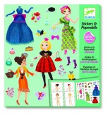 Örök divat - Öltöztetős matrica gyűjtemény - Massice fashion - Djeco