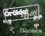 Örökké együtt fa tábla