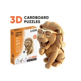 Oroszlán 3D festhető fapuzzle (Cartonic)