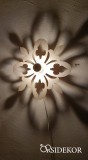 OrsiDekor Elegáns árnyékvető fali lámpatest fából