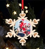 OrsiDekor Fényképes karácsonyfadísz, egyedi karácsonyi ajándék