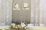 OrsiDekor Friss Házasok hátfal dekoráció esküvőre