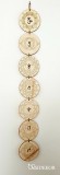 OrsiDekor Mandala Csakra fali függő dekoráció fából