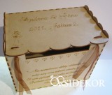 OrsiDekor Nászajándékgyűjtő doboz/persely fából