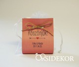 OrsiDekor Organza zsákocska édességgel, papírtasakban