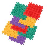 Ortho Puzzle: Ortopédiai masszázs szőnyeg szett, 8 darabos - Szavanna