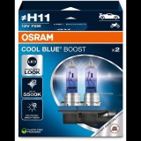 OSRAM Cool Blue Boost "H11",12V, 75W, PGJ19-2 Duobox (62211CBB-2HB)