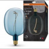 OSRAM Dimmelhető LED Ballon izzó, kék, E27, 4,5 W, VINTAGE, meleg fehér (4058075761872)
