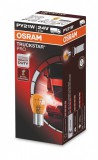 Osram izzó 24V 21W sárga eltolt-láb BAU15s