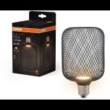 OSRAM LED izzó, 3,5 W, E27, SQUARE BLACK, meleg fehér (4058075840140)