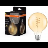 OSRAM LED izzó, aranyszínű, E27, 3,4 W, VINTAGE GLOBE, meleg fehér (4058075836549)