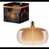 OSRAM LED izzó, barna, E27, 4 W, VINTAGE ELIPSE, meleg fehér (4058075836365)