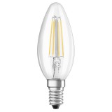 OSRAM Retrofit gyertya alakú átlátszó 230V E14 LED EQ60 2700K