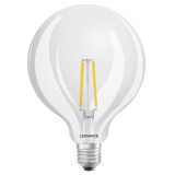 OSRAM SMART+ Globe 125 WiFi átlátszó 230V E27 LED EQ60 2700K