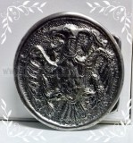 Öv marhabőrből Rakamazi turulos kerek csattal