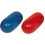 Ovális gimnasztikai labda 75 cm, kék, Amaya