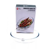 Ovális üvegtál 0,7L 20x4,5cm 72322