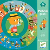 Ovis Mackó egy éve - Óriás puzzle 24 db-os - The year - Djeco
