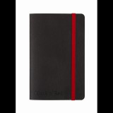 Oxford - papírnictví OXFORD Black n' Red Journal A6, vonalas, rugalmas borító - 72 lap (400051205)