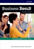 Oxford University Press BUSINESS RESULT PRE-INTERMEDIATE TEACHER'S BOOK +DVD