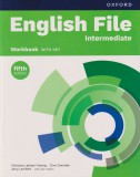 Oxford University Press English File Intermediate Workbook with key - fifth edition