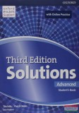 Oxford University Press Solutions Advanced Student's Book Third Edition with Online Practice