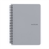 Oxybag Pastelini Grey A5 60 lapos vonalas spirálfüzet (8-805)