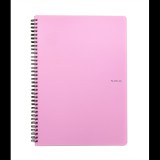 Oxybag Pastelini Pink A4 60 lapos vonalas spirálfüzet (8-067)