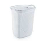 ÖZ-ER PLASTIK Műanyag szennyeskosár fedéllel fehér 63L