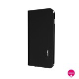 Ozaki O!coat Aim - iPhone 6 Plus / 6S Plus kinyithat&oacute; bőrtok k&aacute;rtyatart&oacute;val - fekete