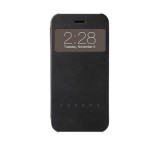 Ozaki OC588BK O!coat Hel-ooo kinyitható, ablakos iPhone 6S/6 Plus védőtok, fekete