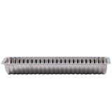 Őzgerinc forma ónozott keskeny cserni 34,5x11,2cm