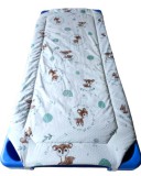 Őzike - Nyuszi mintás óvodai gumifüles töltött lepedő